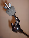 cymbal tilter and fastener with wingnut