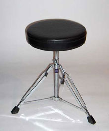 a drumset seat