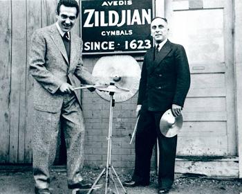 Gene Krupa et Avedis Zildjian
